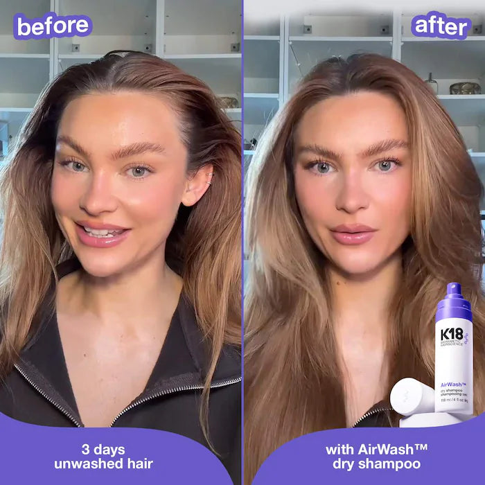K18 AirWash Non-Aerosol Dry Shampoo