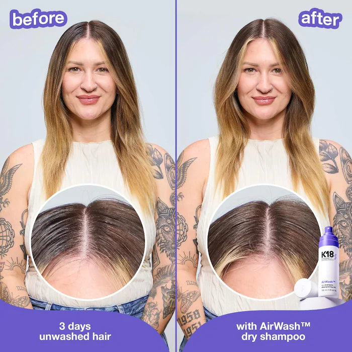 K18 AirWash Non-Aerosol Dry Shampoo