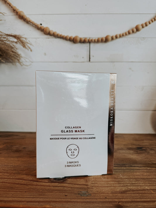 Collagen Glass Masks 3 pack