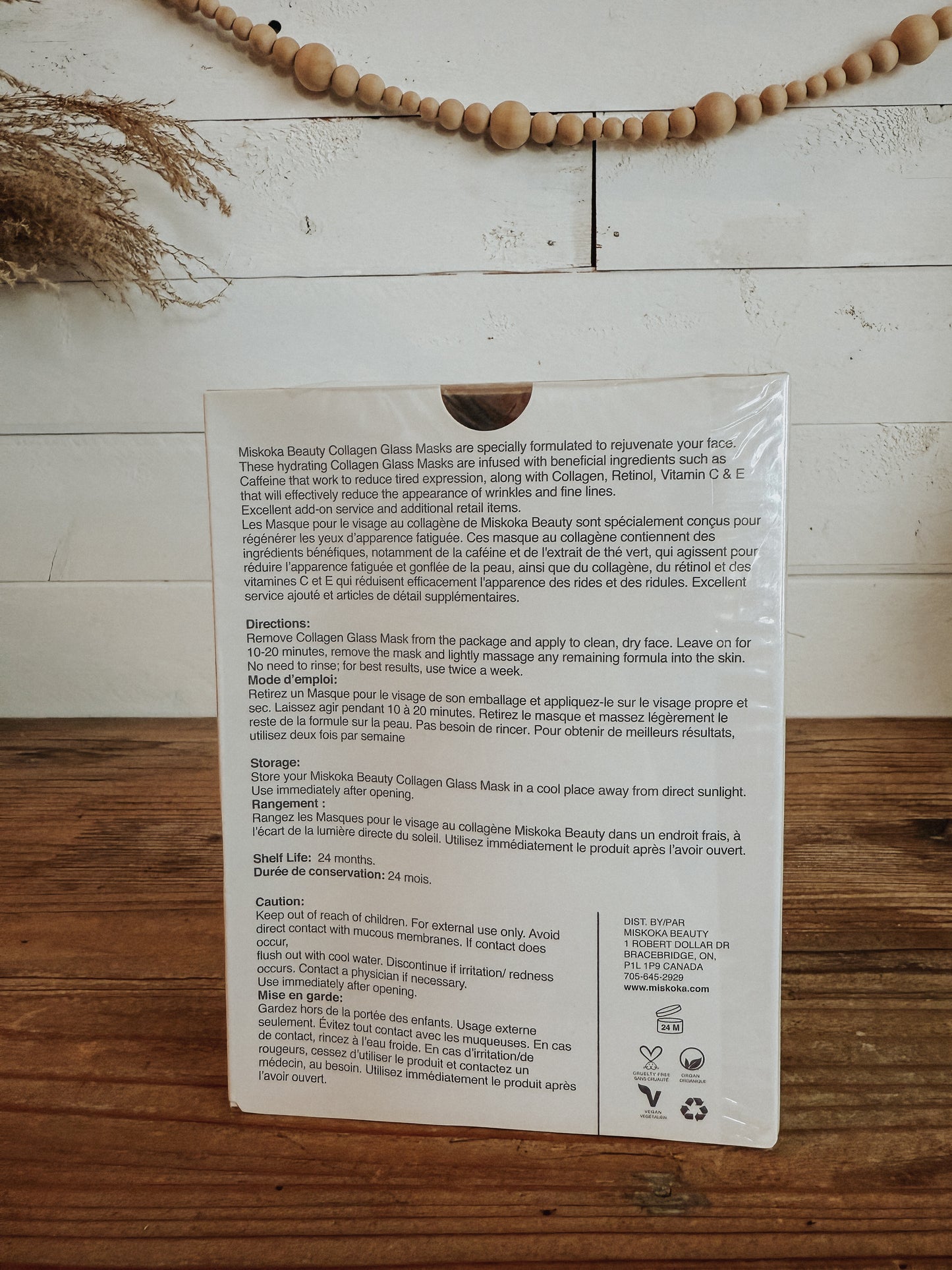 Collagen Glass Masks 3 pack
