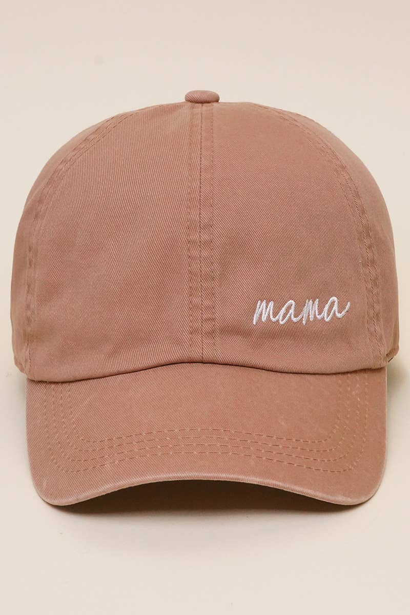 Mama Baseball Hat Terracotta
