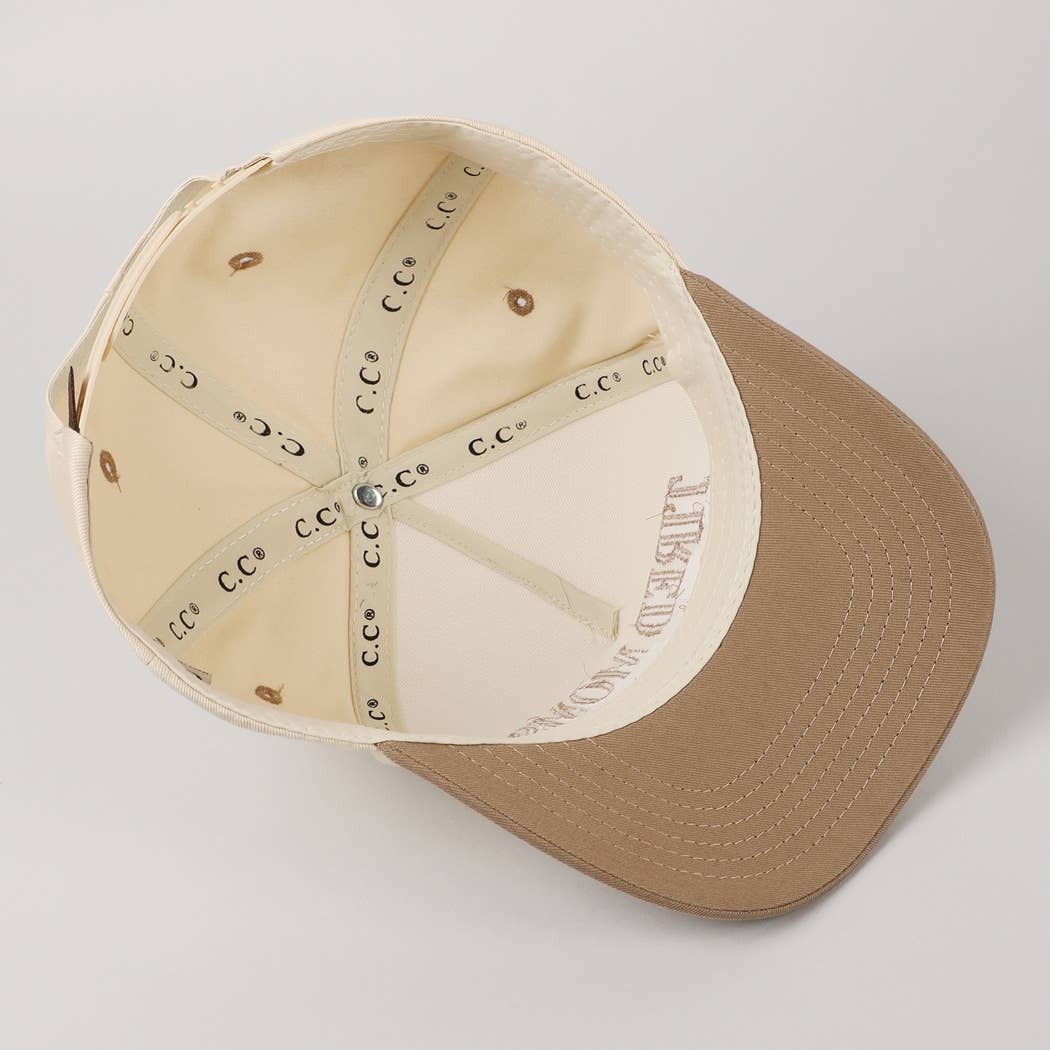 Tired Moms EST Social Club 24/7 Trucker Hat: Beige