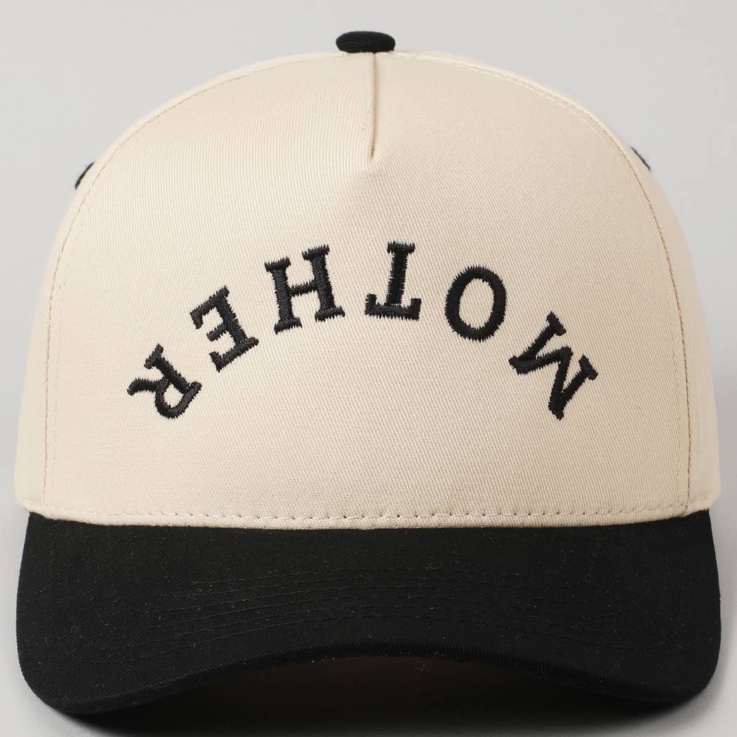 MOTHER Upside Down Cap: Black