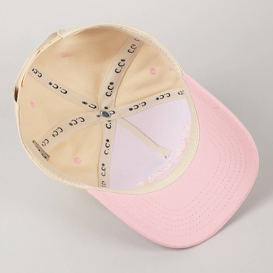 Tired Moms EST Social Club 24/7 Trucker Hat: Beige