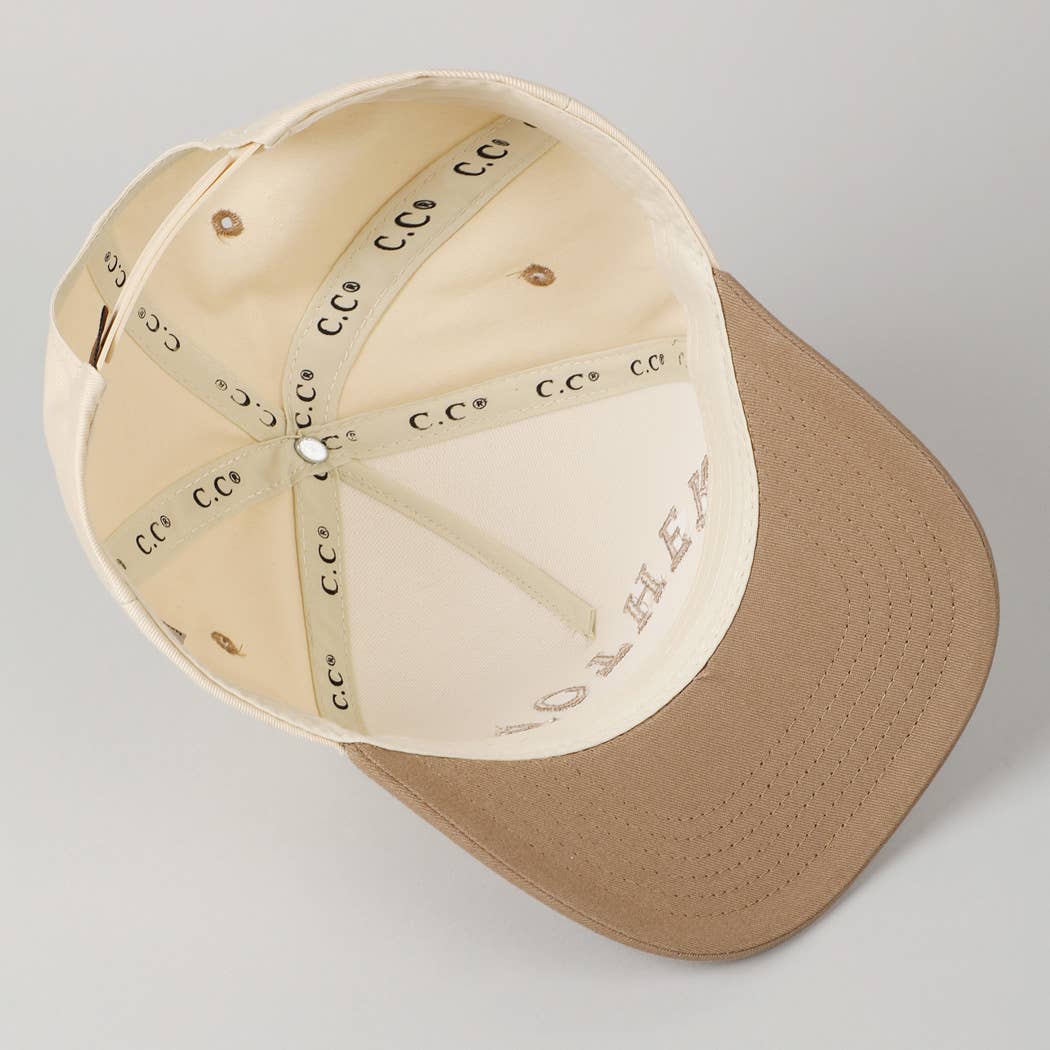 MOTHER Upside Down Cap: Beige