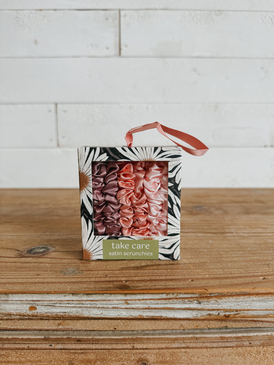 Take Care Satin Scrunchies