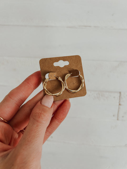 Daisy Hoop Earrings