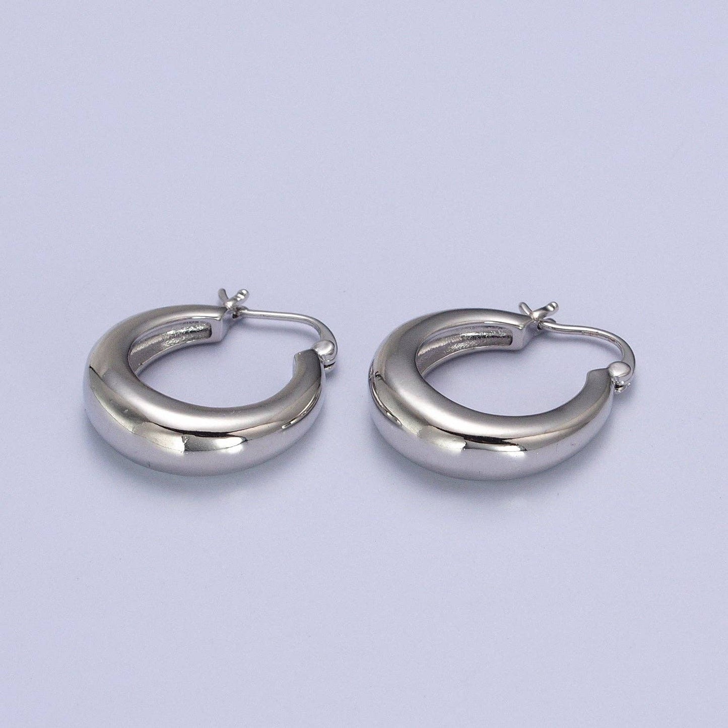 Willow Silver Hoop Earrings