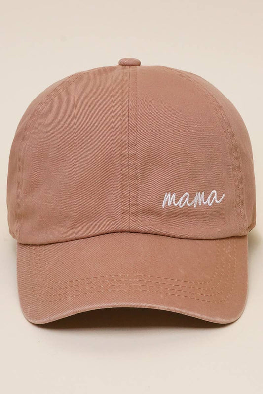 Mama Baseball Hat Terracotta