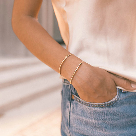 Luster Rounded Cuff Bracelet