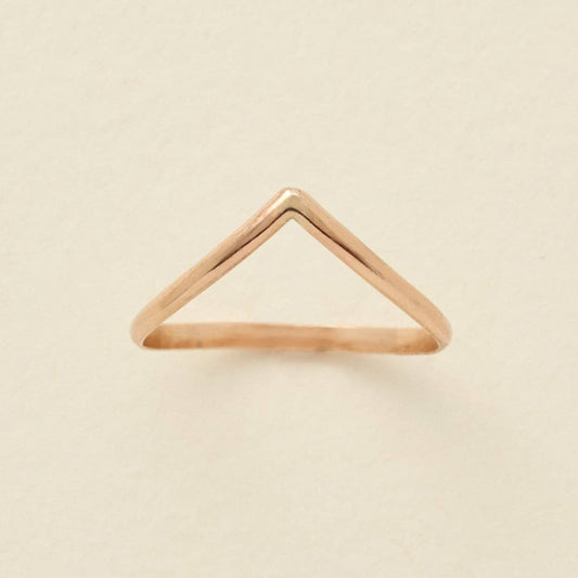 Peak Ring Gold Filled size 7