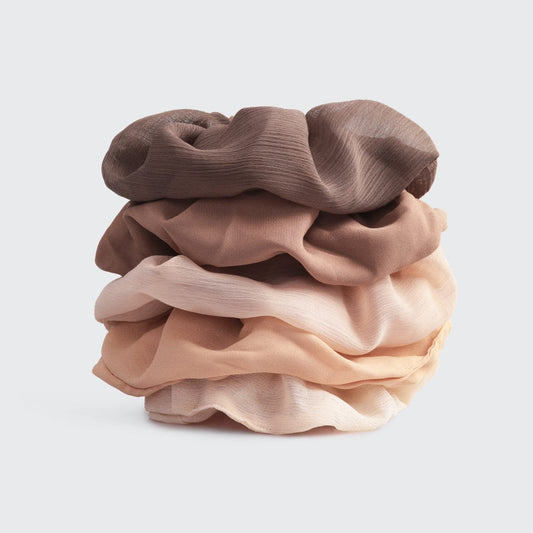 Crepe Scrunchie 5pc